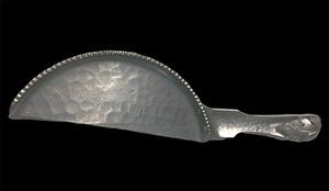 Vintage Trade Continental Mark Pie Cake Server/Crumb Catcher Hand Forged 543